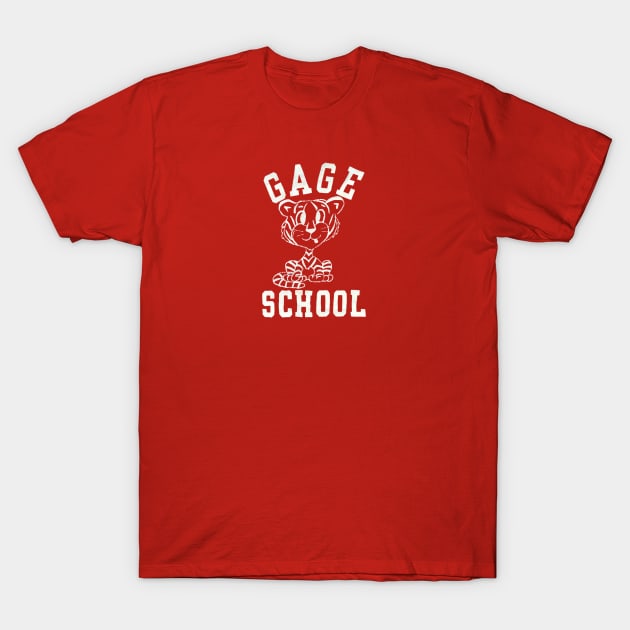 Gage Elementary School c. 1971 T-Shirt by TopCityMotherland